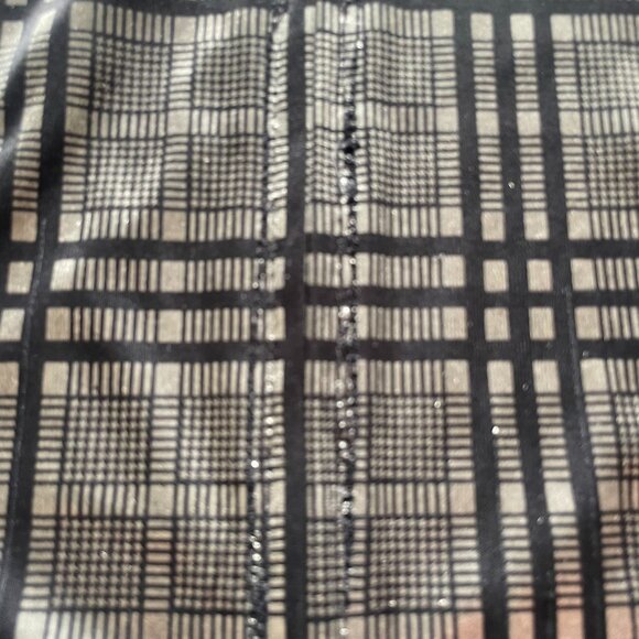 Vintage 80s SILVER Peplum New Wave Dress - Picture 5 of 5